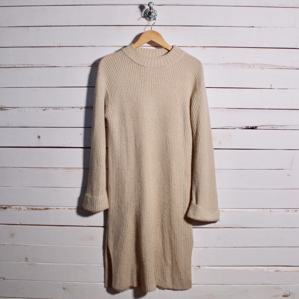 Twik Cozy Mock Neck Sweater Dress